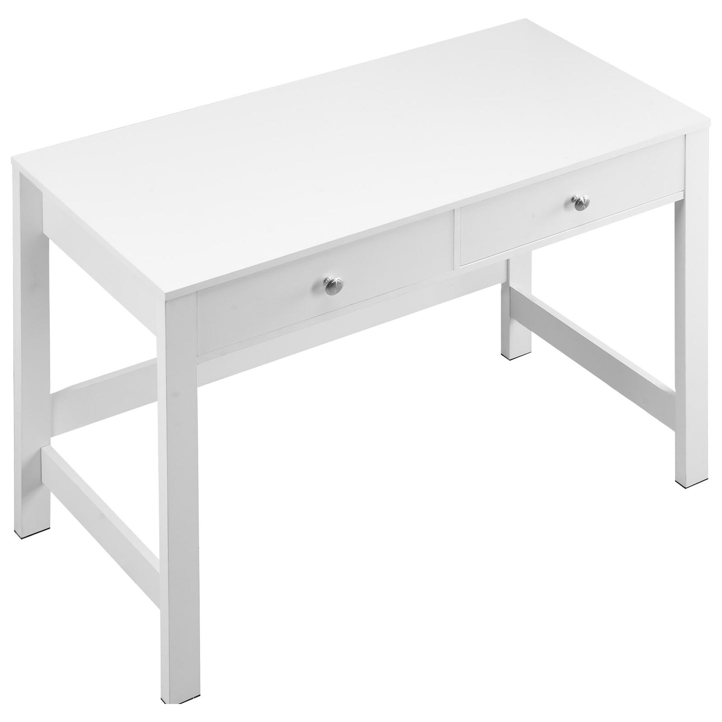 VEVOR Small Desk with Drawers Kids Desk for Bedroom Simple Study Table White