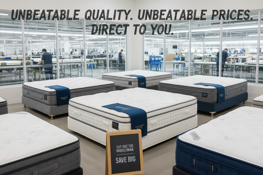 Factory-Direct Mattresses: Why They’re Up to 70% Cheaper (Without Sacrificing Quality)