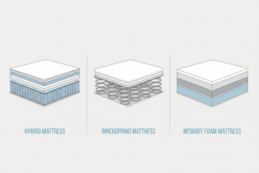Hybrid vs Innerspring vs Memory Foam — Which Mattress Is Best for You?