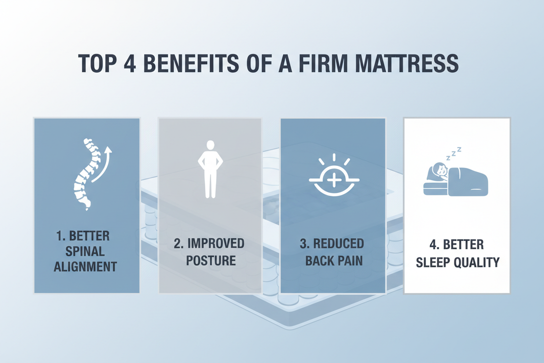 The Top 4 Benefits of Sleeping on a Firm Mattress