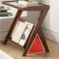 Mini Bedside Table - Sleek Tempered Glass Top-4