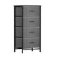 Artiss Chest of 4 Drawers Storage Dresser Tallboy Grey