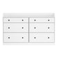 Artiss 6 Chest of Drawers - PETE White