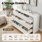 Artiss 6 Chest of Drawers Dresser Cabinet White