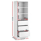 Artiss 3 Chest of Drawers Tallboy Cabinet White