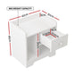 Artiss Bedside Table Drawer Nightstand Side End Table Storage Open Shelf White