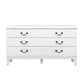 Artiss 6 Chest of Drawers - KUBI White