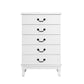 Artiss 5 Chest of Drawers - KUBI White