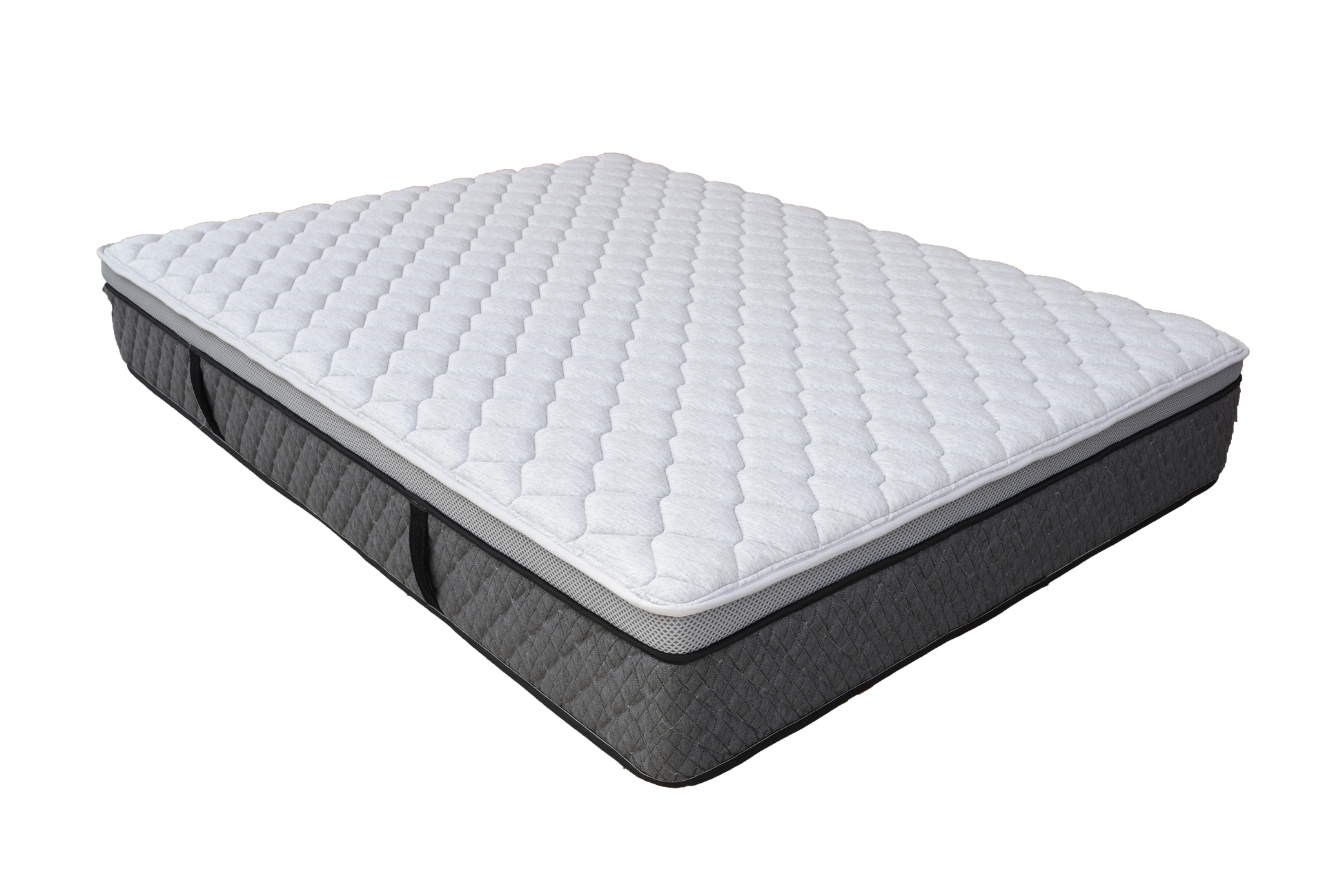Sleep Firm Luxe mattress and Charcoal Bed Frame Ensemble-Sleep Firm