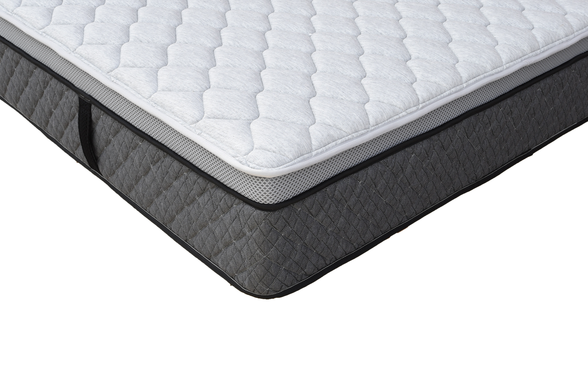 Sleep Firm Luxe mattress and Charcoal Bed Frame Ensemble-Sleep Firm
