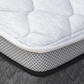 Sleep Firm Luxe mattress and Charcoal Bed Frame Ensemble-Sleep Firm