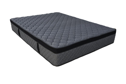 Sleep Firm Ultra mattress and Charcoal Bed Frame Ensemble-Sleep Firm