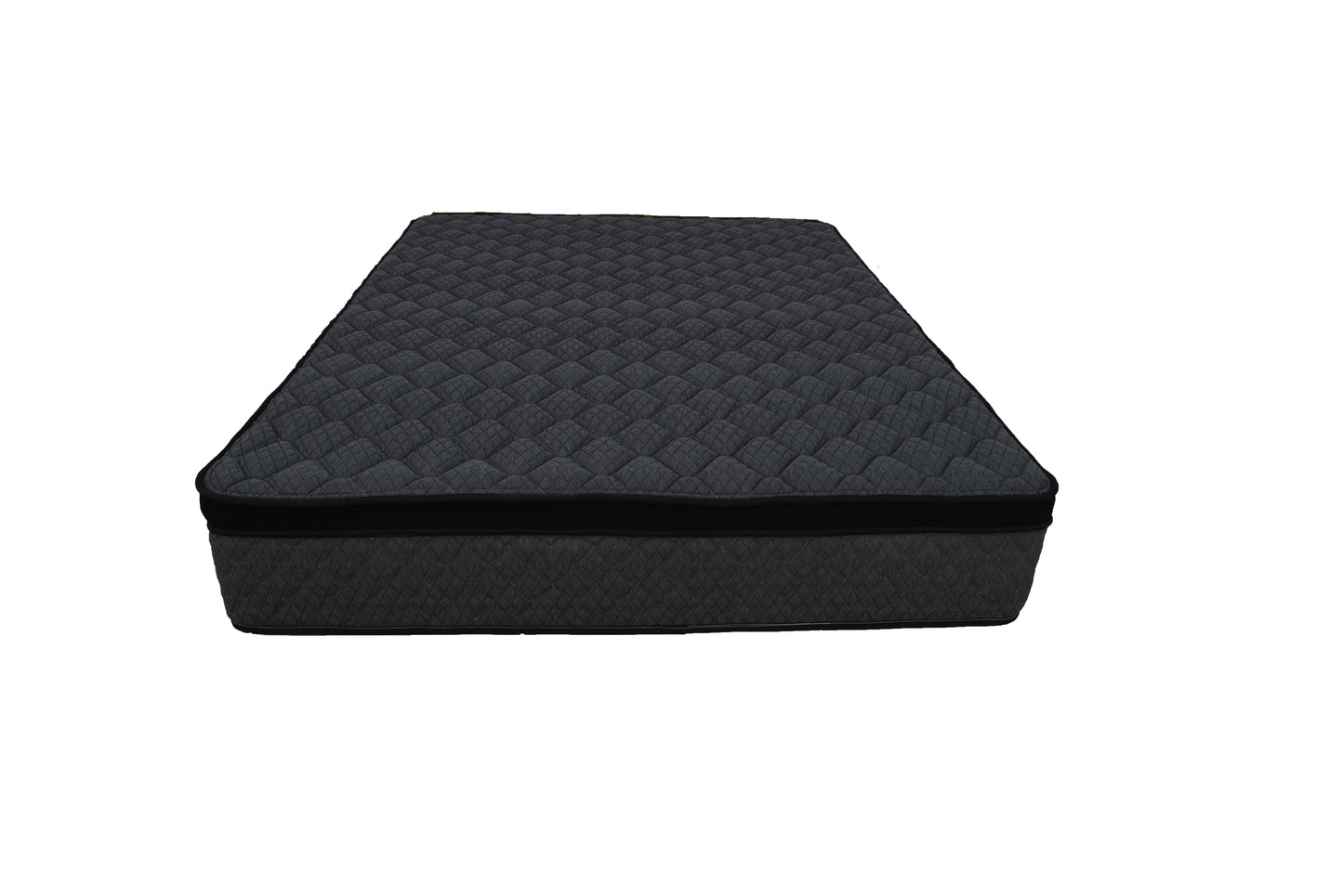 Sleep Firm Ultra mattress and Charcoal Bed Frame Ensemble-Sleep Firm