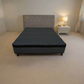 Sleep Firm Ultra mattress and Charcoal Bed Frame Ensemble-Sleep Firm