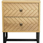 Malaga 2 Drawer Bedside Table