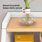 2x bedside table set wooden drawer natural white wood grain furniture
