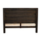 Bed Frame Queen Size in Solid Wood Veneered Acacia Bedroom Timber Slat in Chocolate