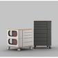 UFOU Fitin Helix Modular Storage Cabinet Unit (5 Revolving Doors)
