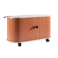 UFOU Fitin Rollin Mobile Roller Shutter Cabinet - Storage with Adjustable Shelves & Wheels