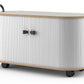 UFOU Fitin Rollin Mobile Roller Shutter Cabinet - Storage with Adjustable Shelves & Wheels