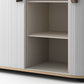 UFOU Fitin Rollin Mobile Roller Shutter Cabinet - Storage with Adjustable Shelves & Wheels
