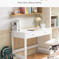 VEVOR Small Desk with Drawers Kids Desk for Bedroom Simple Study Table White
