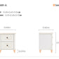 American Minimalist White Bedside Cabinet-3