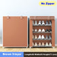 Multilayer Shoe Cabinet Simple Dustproof Home Space-saving indoor Assembly Nonwoven Fabric With Zipper Closed Storage Shoe Rack-4