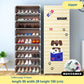 Multilayer Shoe Cabinet Simple Dustproof Home Space-saving indoor Assembly Nonwoven Fabric With Zipper Closed Storage Shoe Rack-2