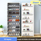 Multilayer Shoe Cabinet Simple Dustproof Home Space-saving indoor Assembly Nonwoven Fabric With Zipper Closed Storage Shoe Rack-3